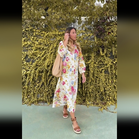 ZARA floral print dress - Picture 4 of 10